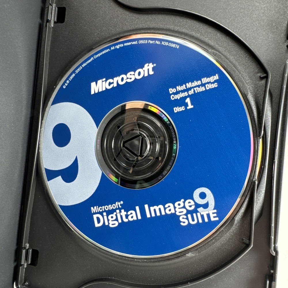 microsoft digital image suite 9 MINT Discs