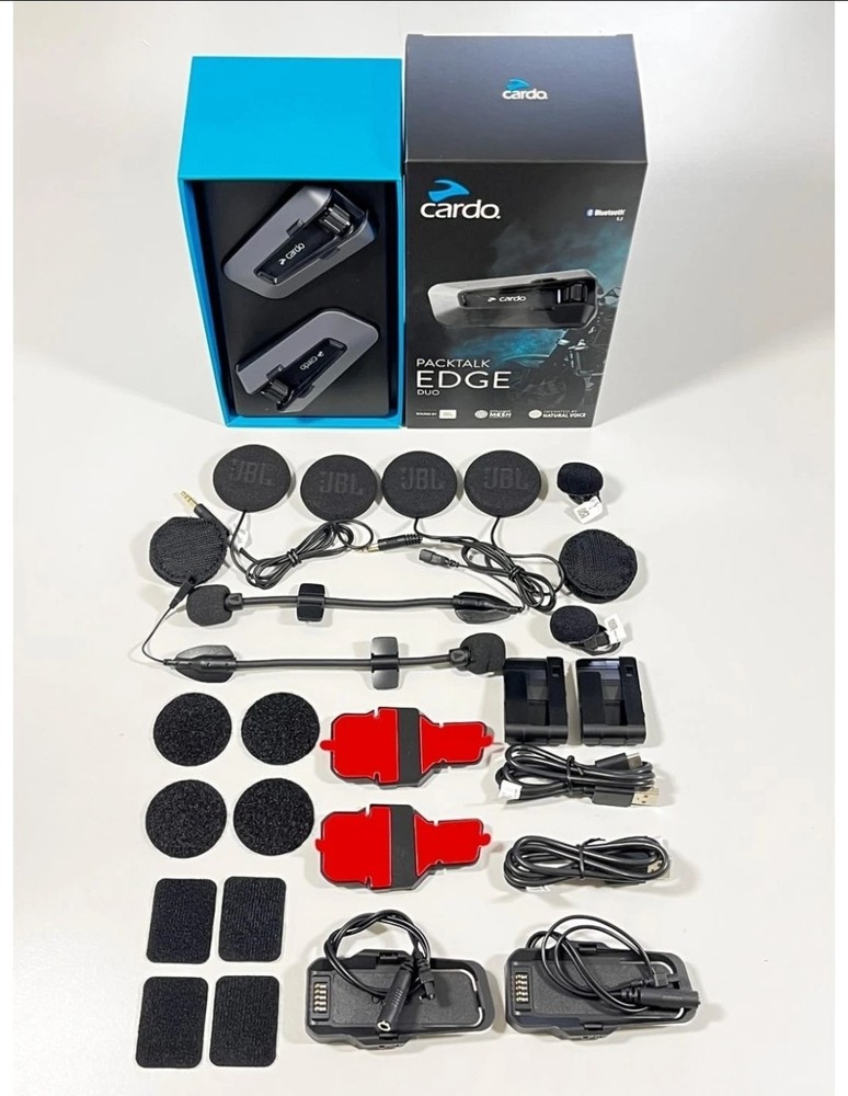 CARDO PACKTALK EDGE DUO- New!! ""OPEN BOX""