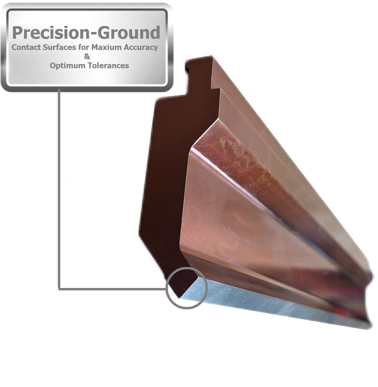 NEW 24” American Type 85° Press Brake Punch Die with Working Height: 3.78"