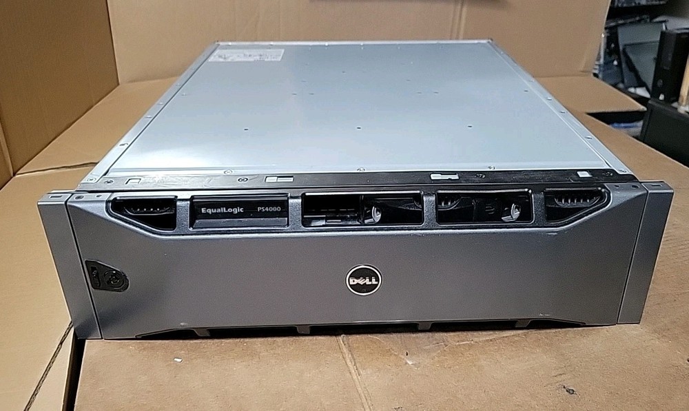 Dell Equallogic PS4000 Storage Array 16x1TB, 2xPSU 2xCntrl Type 8