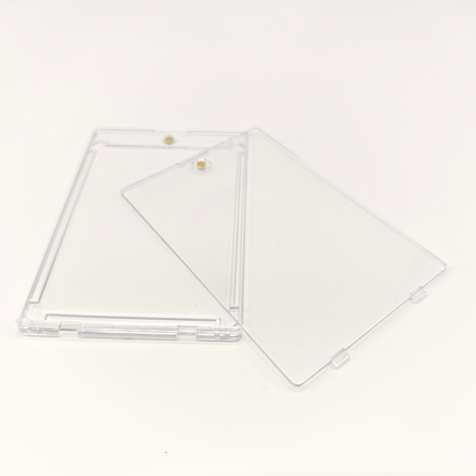 100 Pack Magnetic Trading Sports Card Holders Slim 35pt One-Touch UV Protection