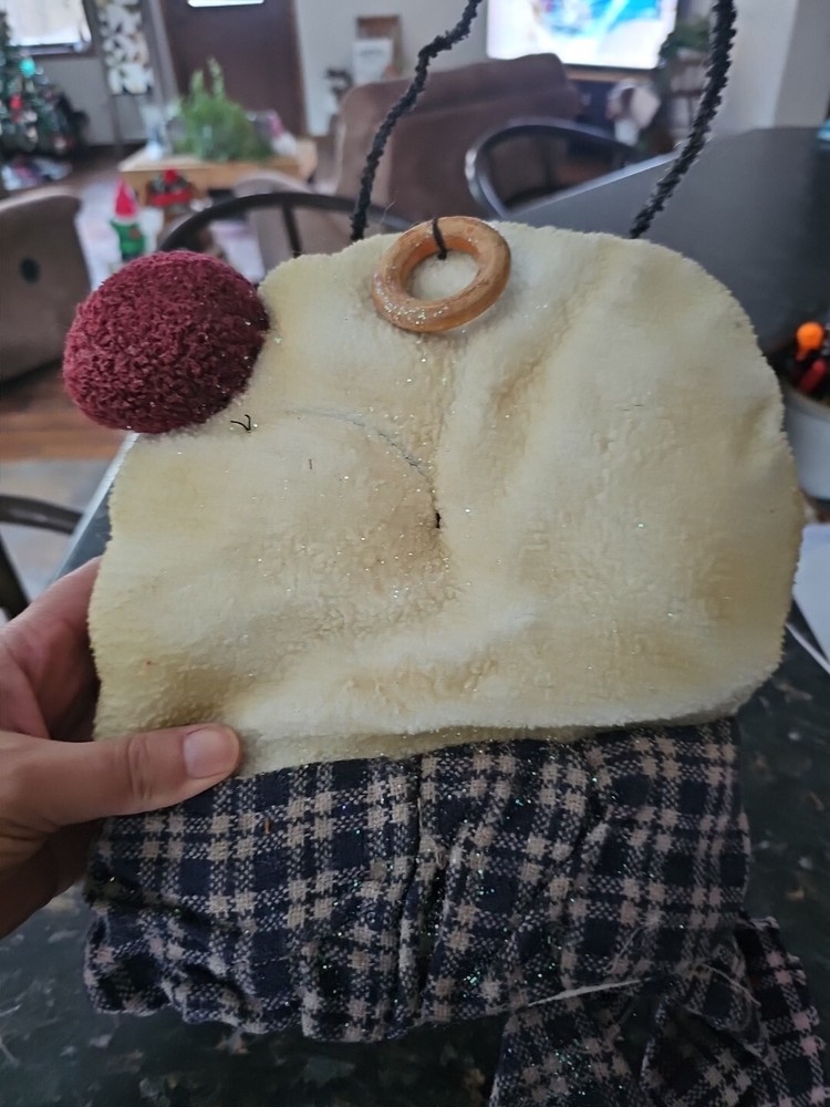 Primitive Rustic Grubby Christmas Winter Snowman