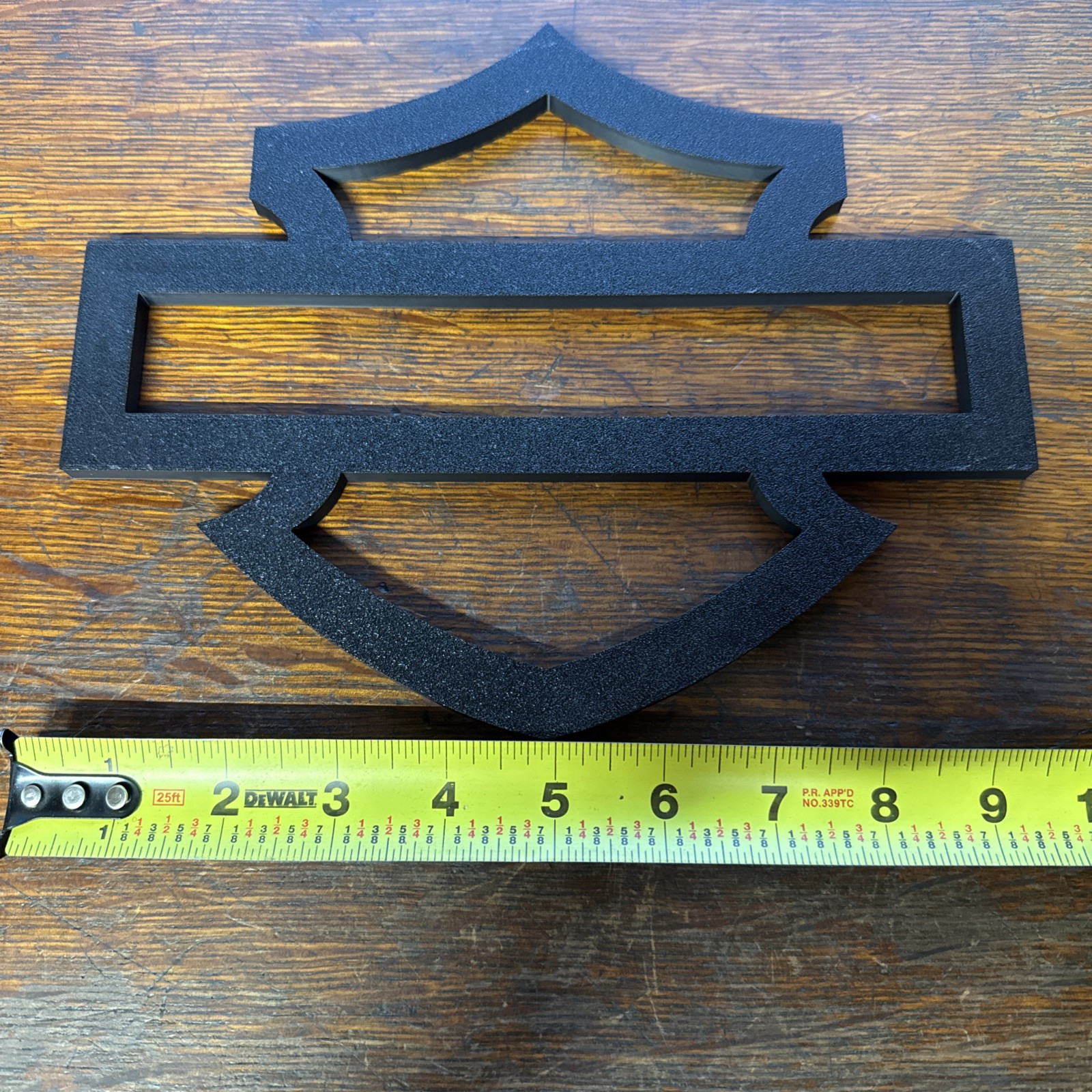 3D Printed Harley Davidson Sign Bar & Shield Wall art