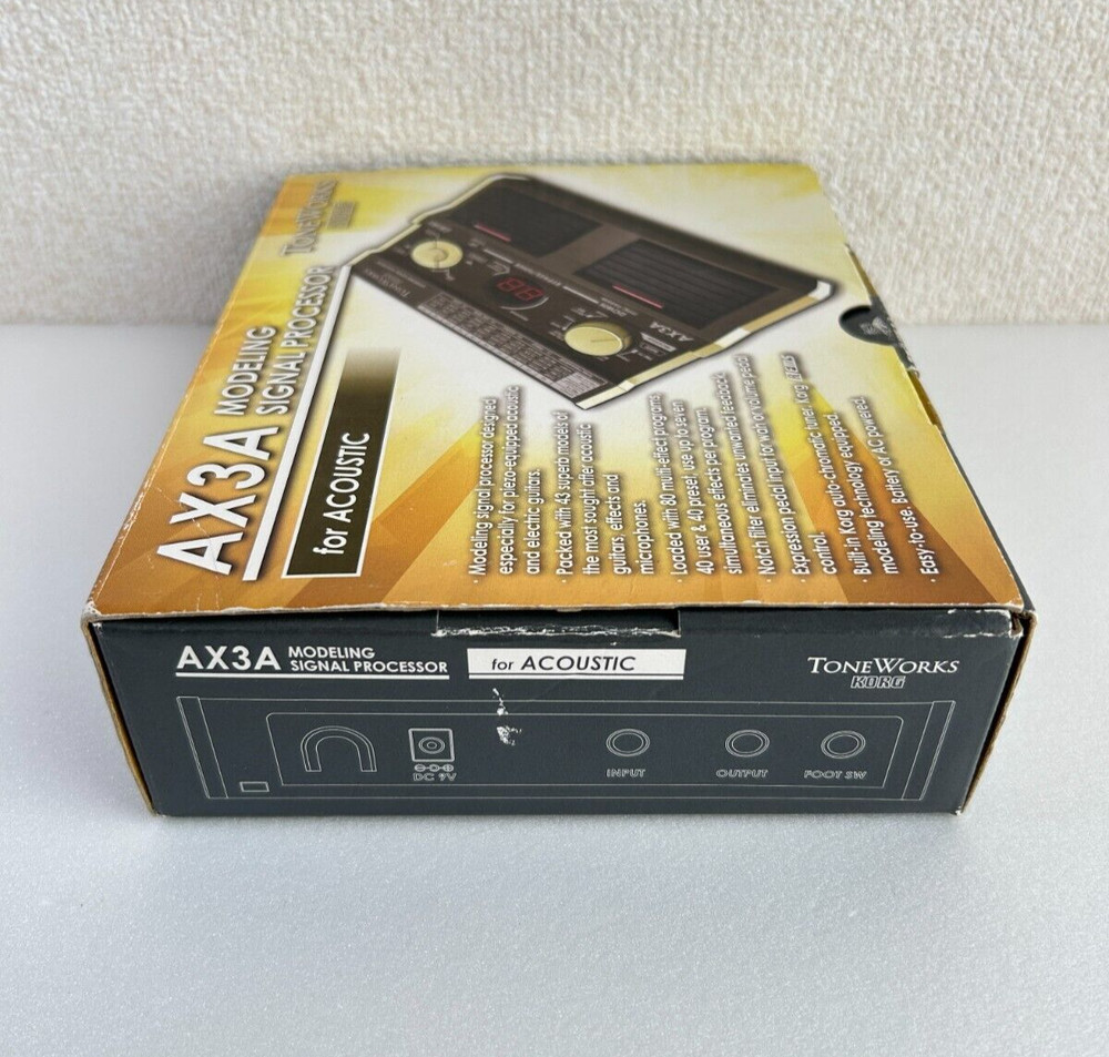 KORG ToneWorks AX3A MODELING SIGNAL PROCESSOR Used Tested working w/box, manual