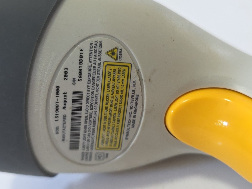 Symbol LS1908T-1000 Barcode Scanner USB Connection