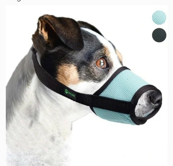 SOFT DOG MUZZLE, Size Small, Stop Biting, Chewing play safe