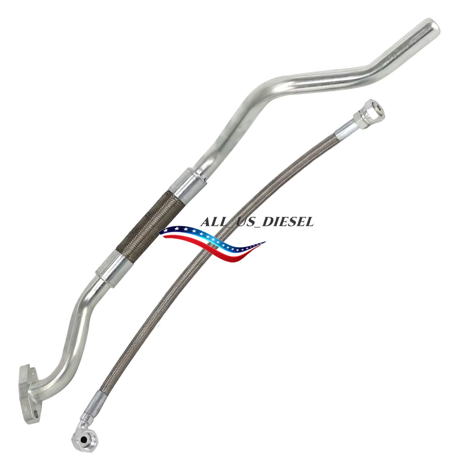 New Oil Pipe Kit Turbo Feed And Drain Line For Cummins ISX CM570 Aftermarket