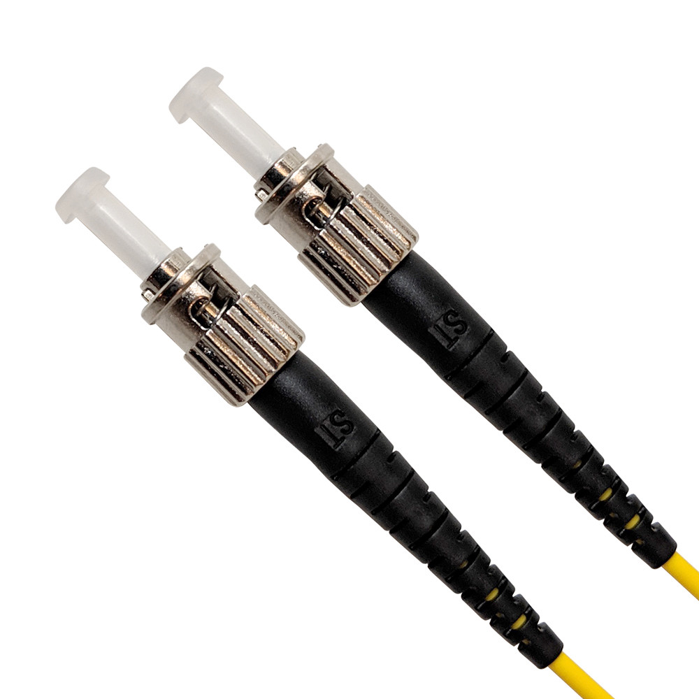 Fiber Optic Cable Patch Cord, Singlemode, Simplex STUPC to STUPC, 2M (6ft)