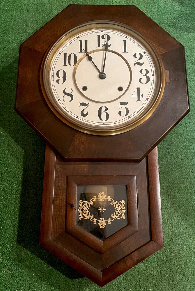 Antique Schoolhouse Style Wall Clock