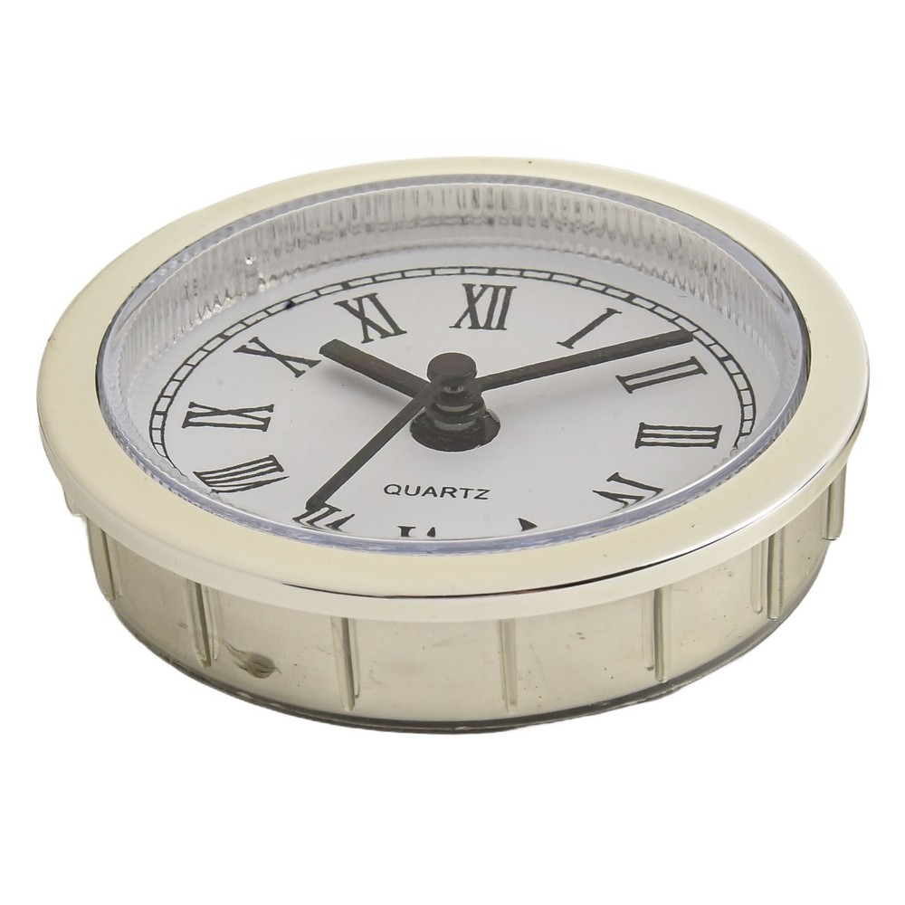 Clock Movement Replacement Gold Border High-Quality Movement Transparent Lens