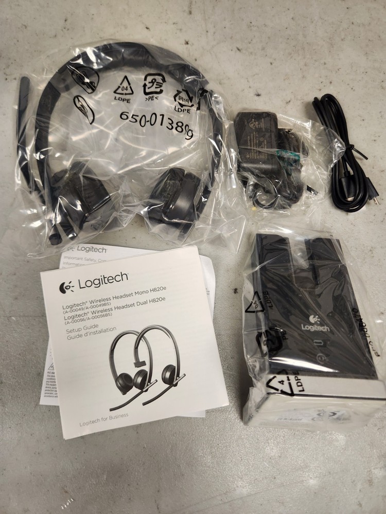 Logitech Dual H820e Black Headset