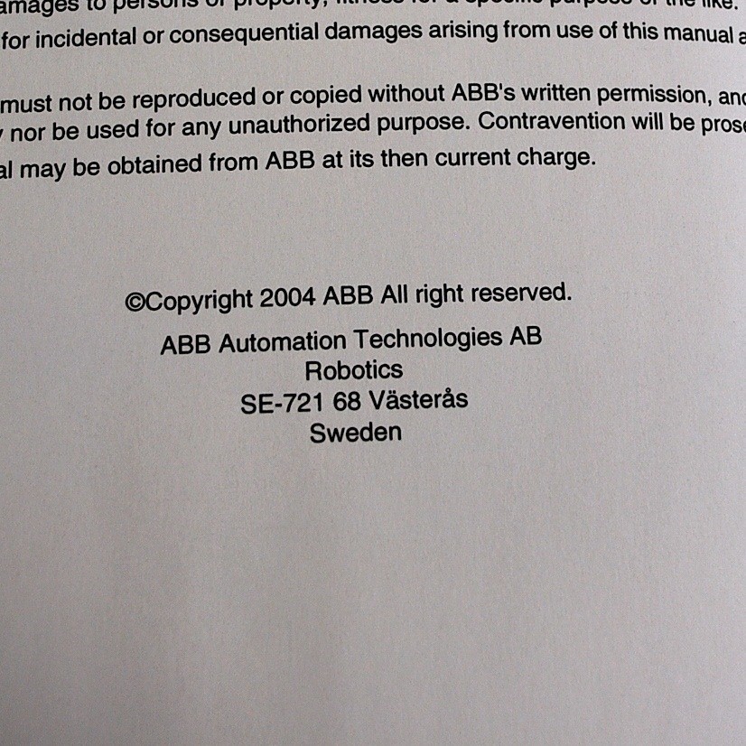 ABB 3HAC 7774-1 RAPID Reference Manual Part 2, Functions And Data Types A-Z