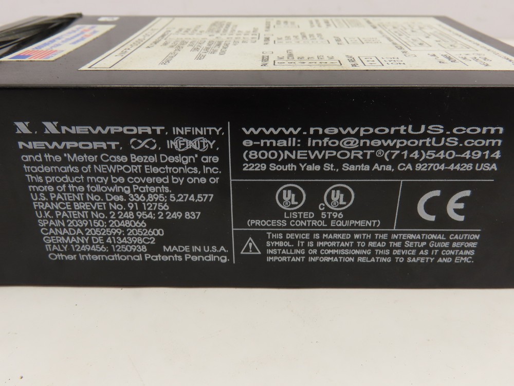 Newport INFP-0000-DC1/E Panel Process Meter / Controller