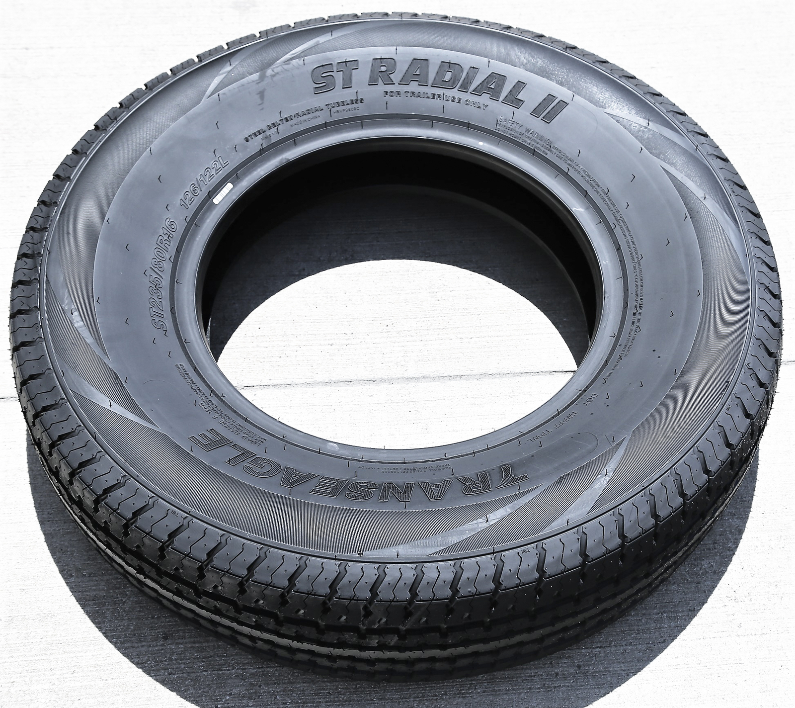 4 Tires Transeagle ST Radial II ST 235/80R16 Load F 12 Ply Heavy Duty Trailer