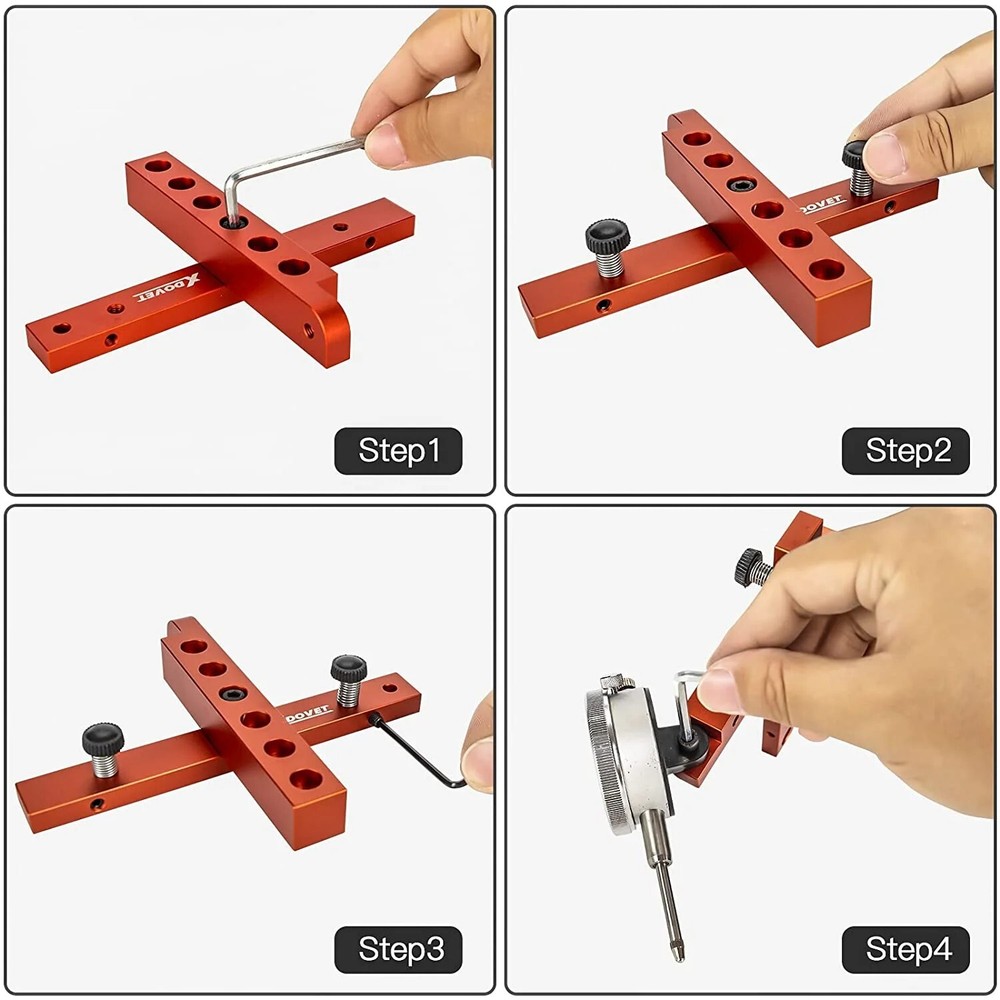 XDOVET Precision Dial Indicator Table Saw Gauge Basic Kit Aligning & Calibrating