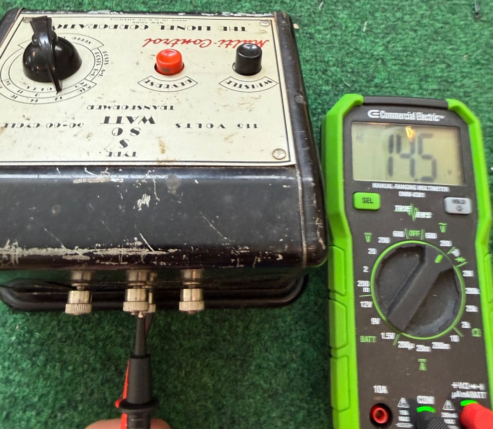 Lionel Postwar Type S Transformer 80 Watt Multi Control AC - Tested