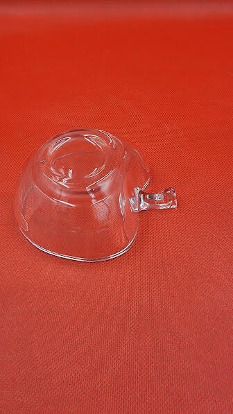 Glass Apple Trinket/ Candy dish