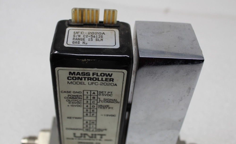 Mass Flow Controller Unit UFC-2020A Gas- N2 Range- 15 SLM 500PSI
