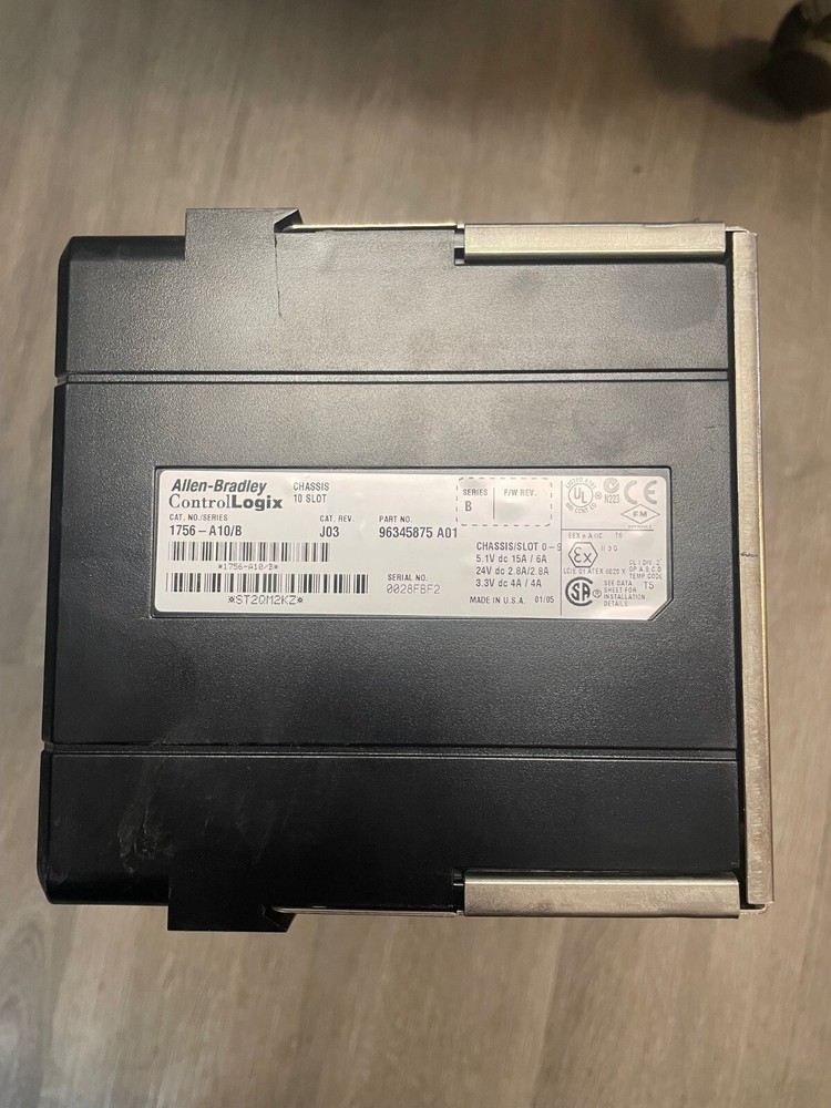 1756-A10 /B Allen Bradley Contrologix Chassis