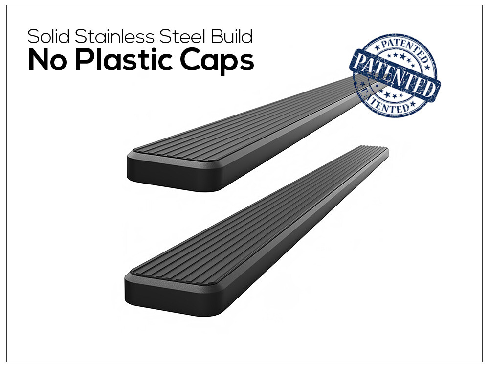 Premium 5" Black iBoard Side Steps Fit 03-11 Honda Element