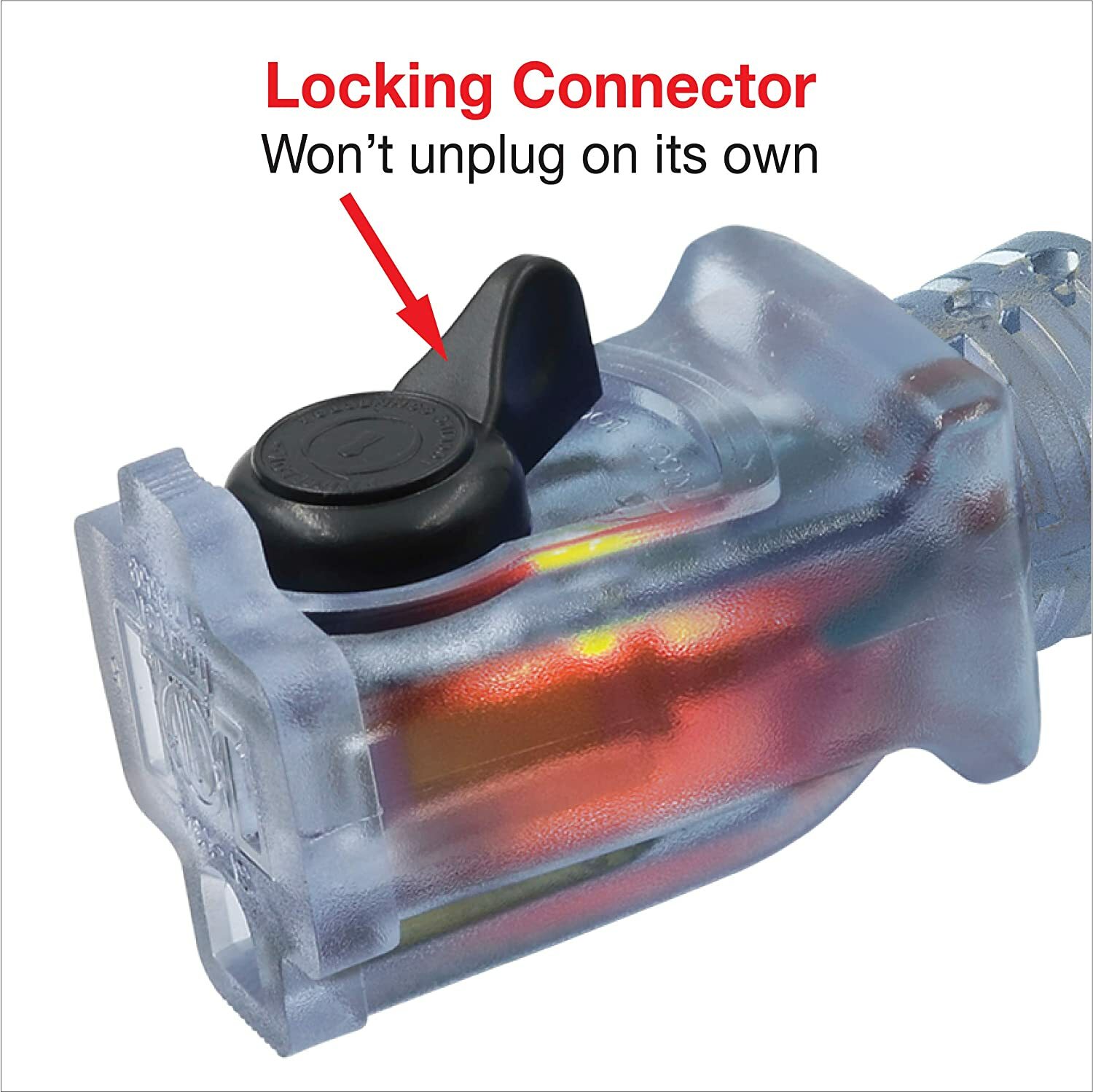 CP 50 ft 14/3 SJEOW TPE Rubber Heavy Duty Extension Cord, Blue & Orange, CP10088