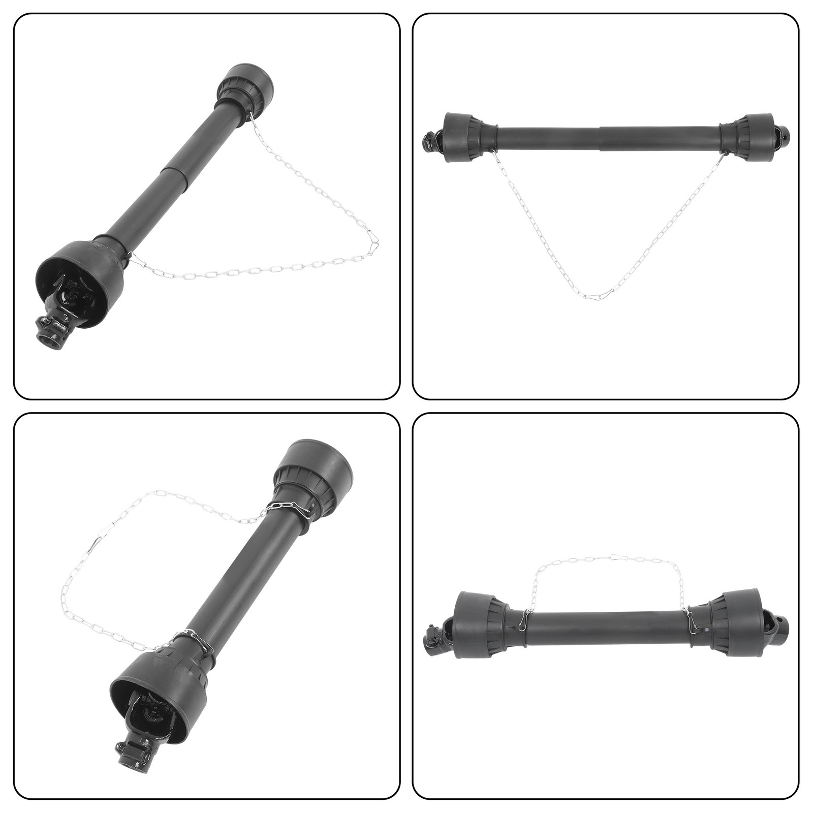 30-39" T4 PTO Shaft PTO Drive Shaft 1-3/8" 6 Spline Round End for Tractor Mower