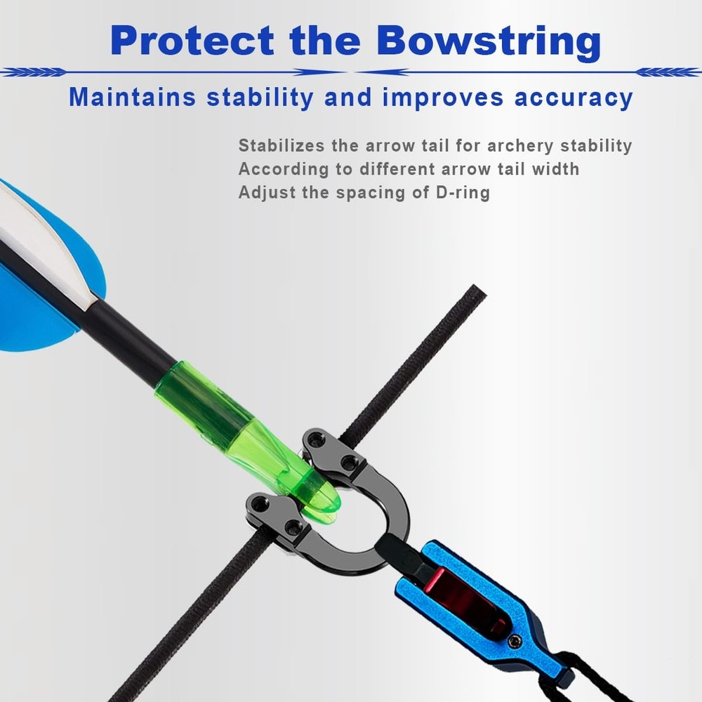 Adjustable Bow Release Aid for Compound Bows Archery Wristband Accessory