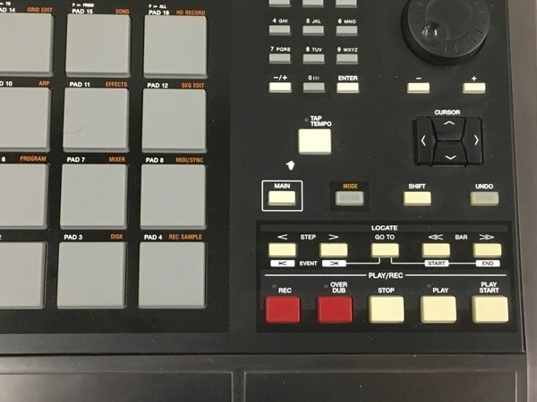 Akai MPC5000 Sampler Production Center Drum Machine Confirmed Operation F/S