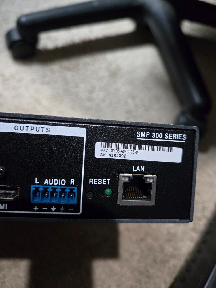 Extron SMP 300 Series Streaming Media Processor