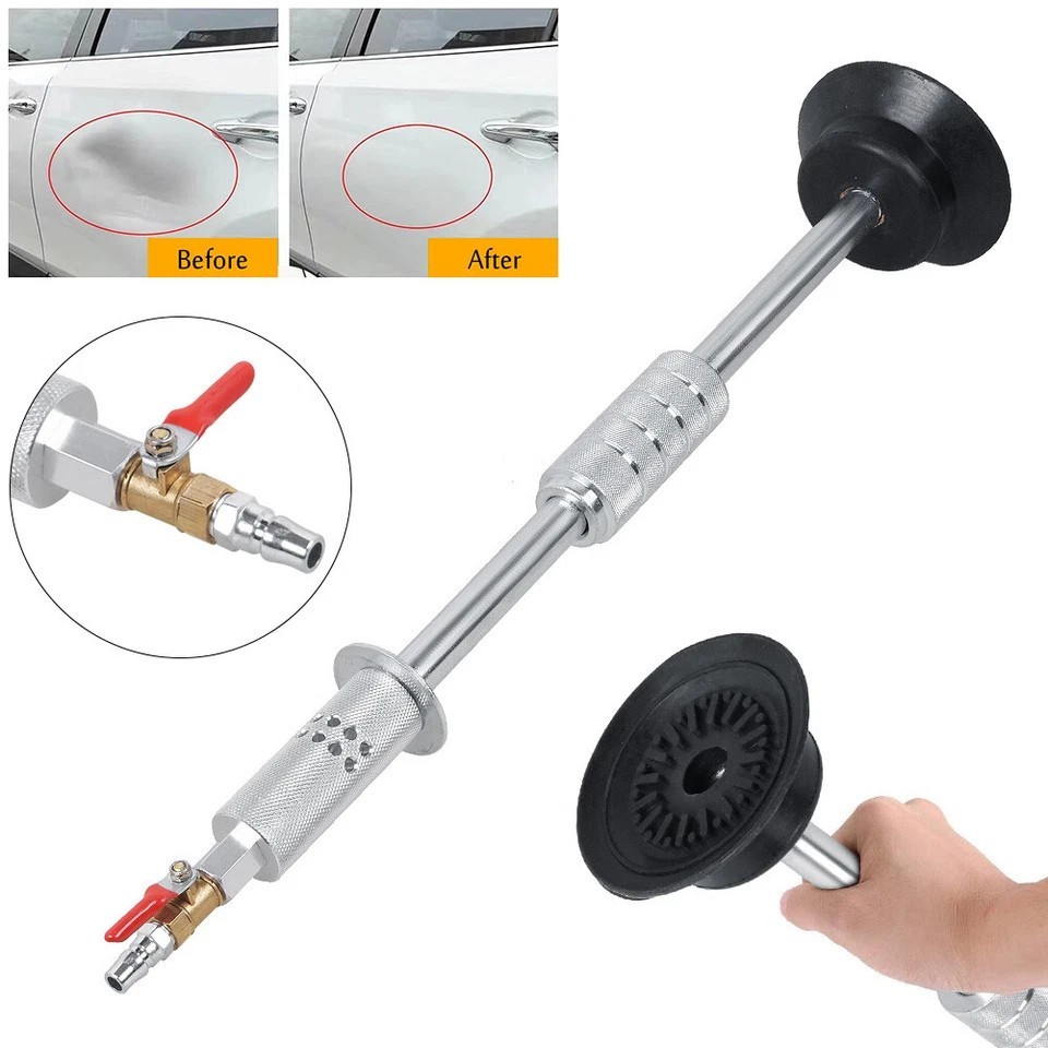 Air Pneumatic Dent Puller Car Auto Body Repair Suction Cup Slide Tool Hammer Kit