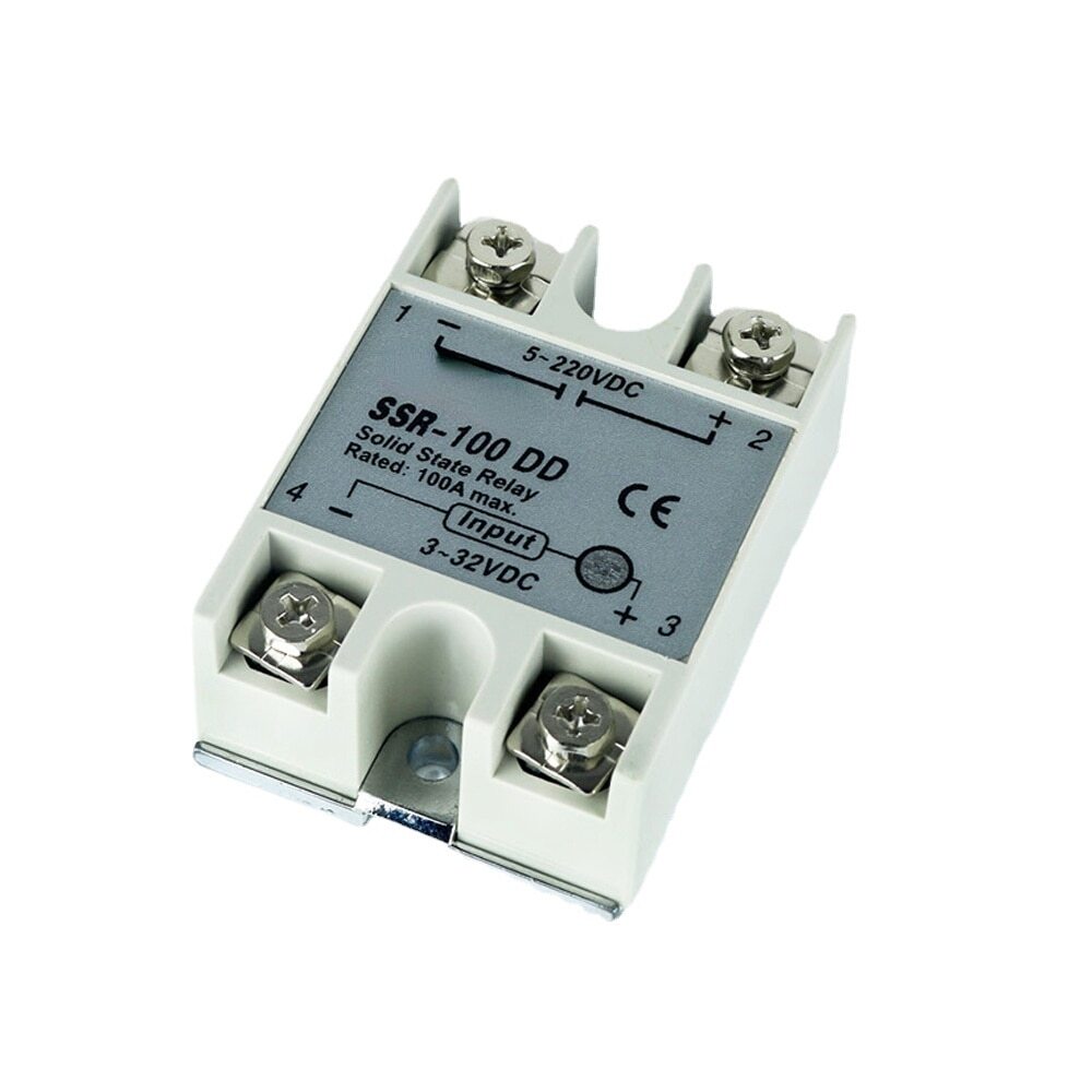 DC-DC Solid State Relay Non-Contact Switch SSR-100DD 5-220VDC