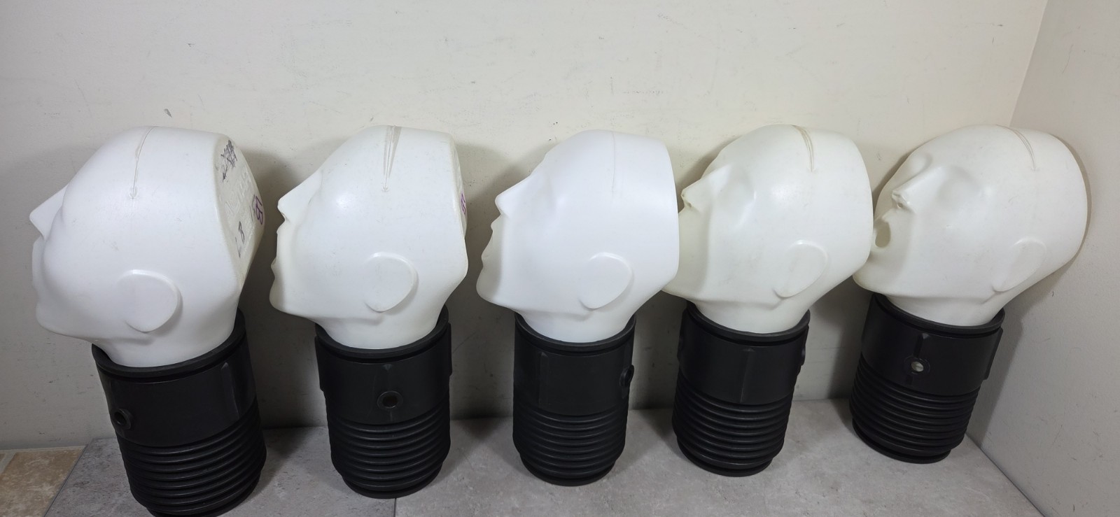 ACTAR 911 Patrol 5x Manikin Dummy CPR Training Heads with Bag