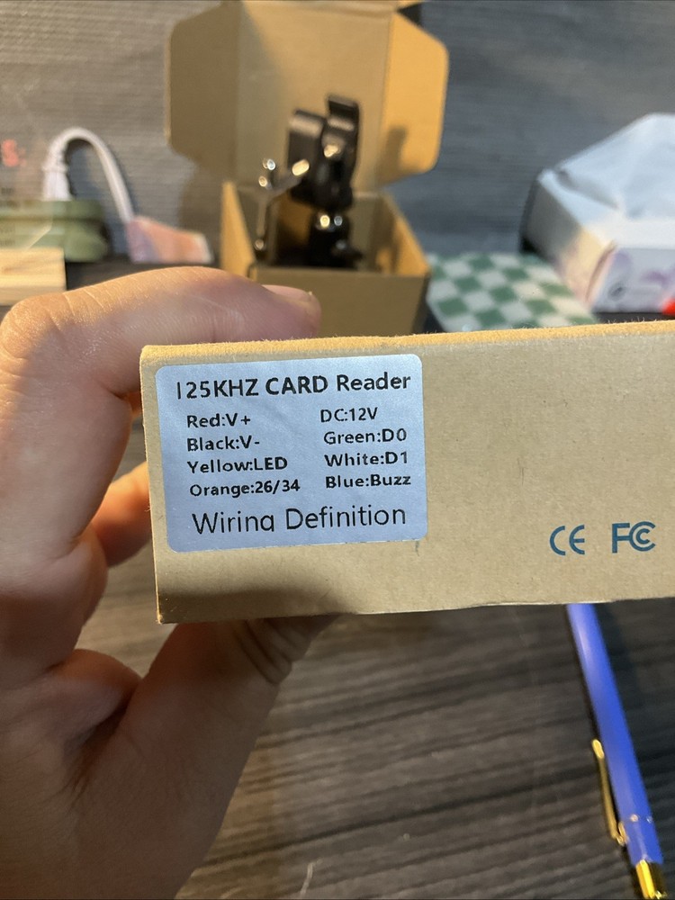 125 KHZ Anti Clone WG Reader RFID Access Control Card Reader FD-DR12E