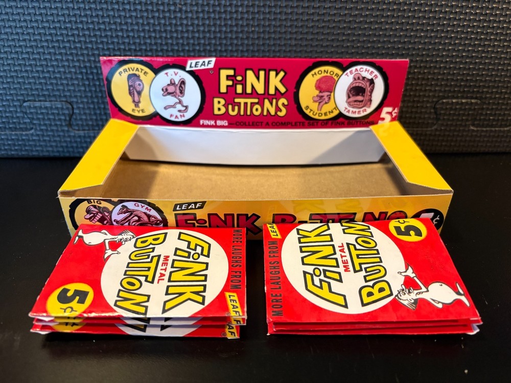 Fink Buttons - Empty custom design display box