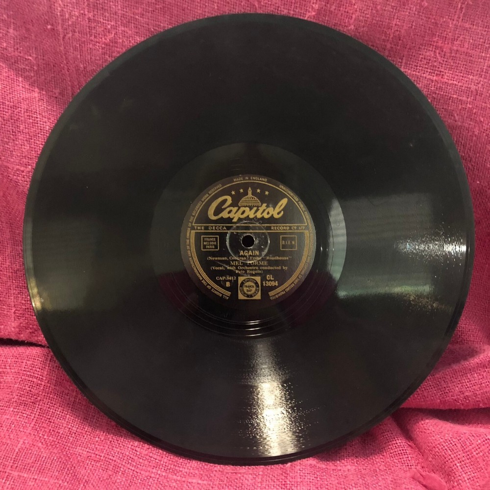 Capitol 78 Record~ Mel Torme Performing Again & Careless Hands