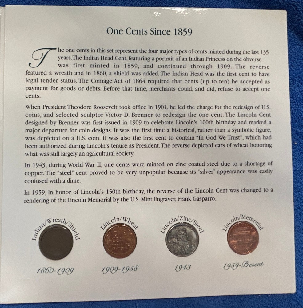 US Cent & Nickel Collector's Sets