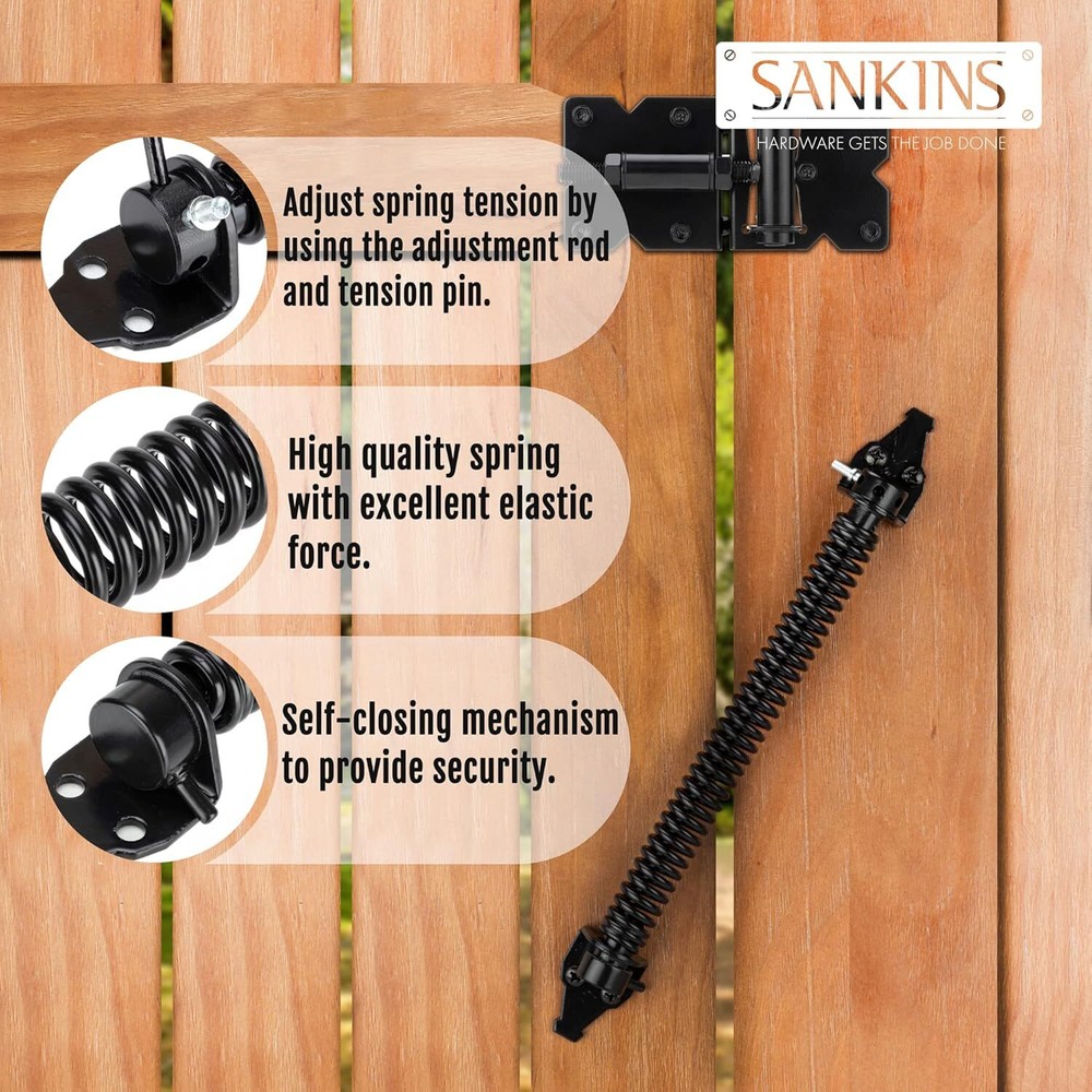 14 Gate Spring Self Closing Heavy Duty Outdoor Door Spring Automatic