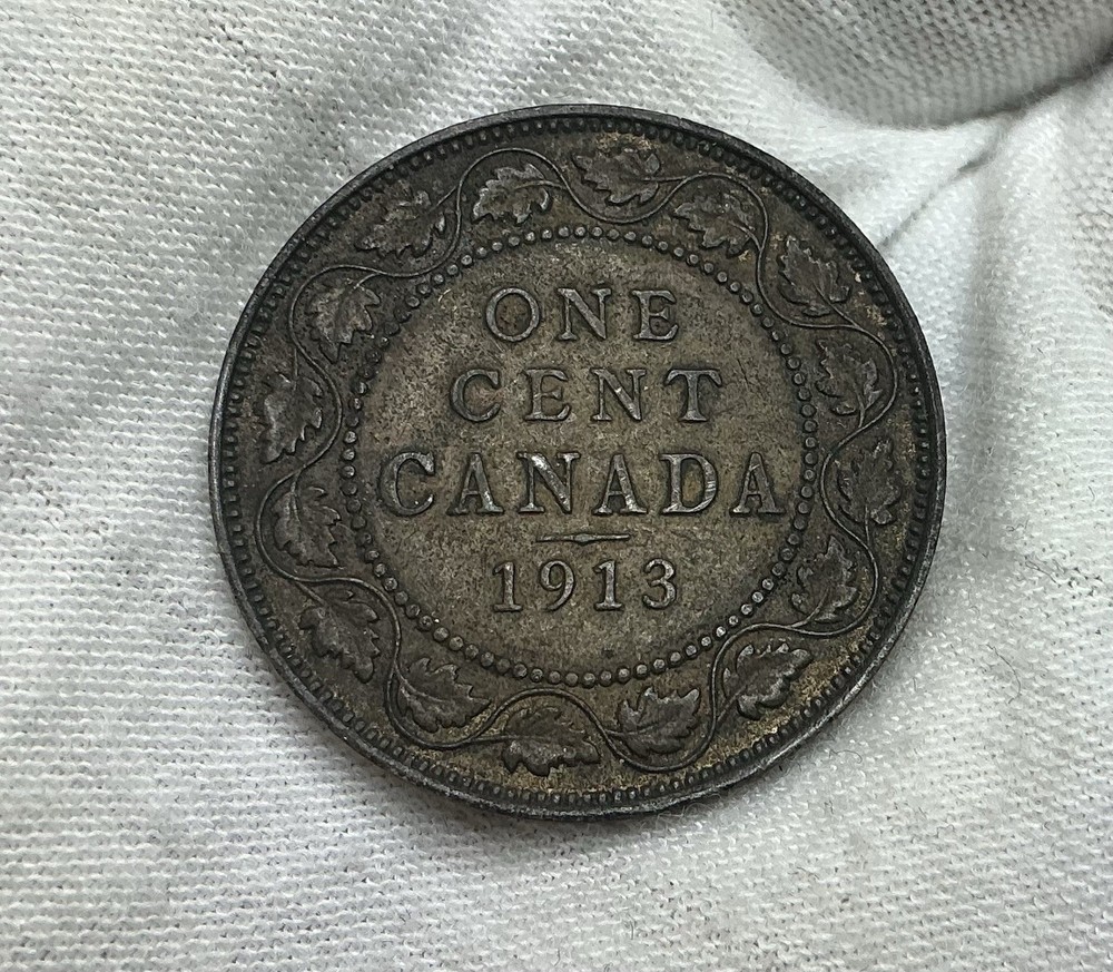 1913 Canada Large Cent, George VII G209
