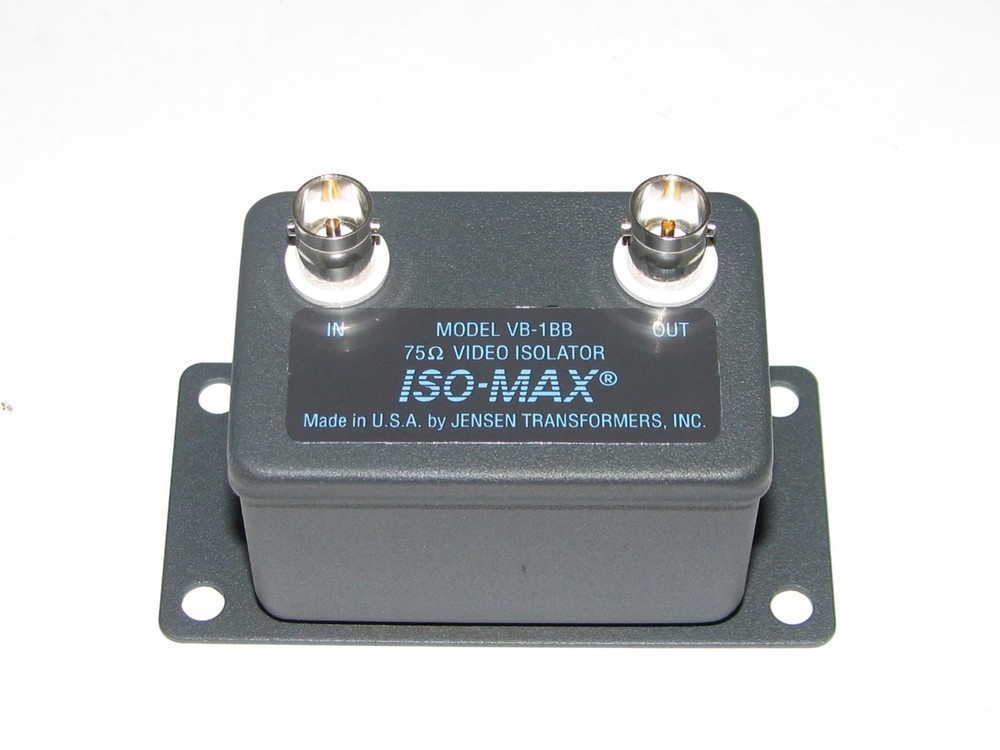 JENSEN VB-1BB 75 Ohm Video Isolator "NEW"