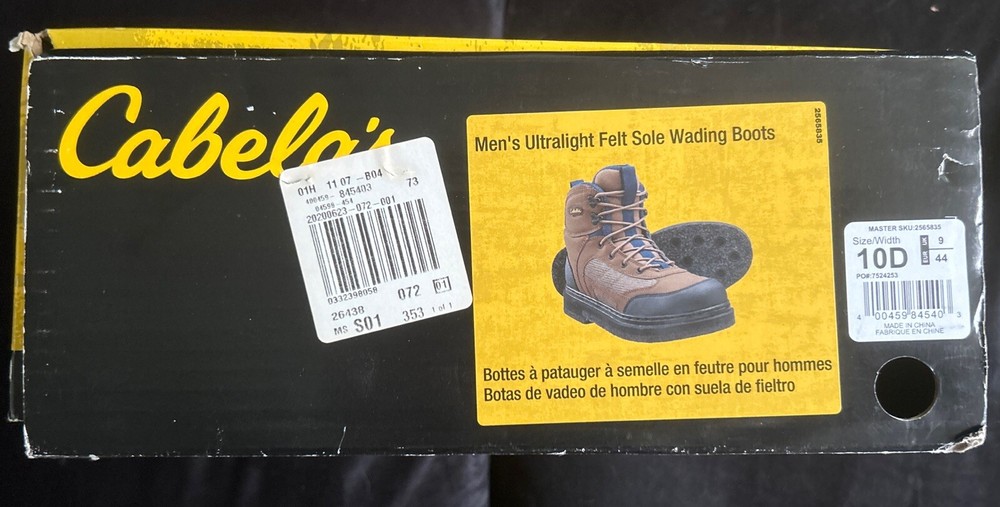 Men’s Ultralight Felt Sole Wading Boots