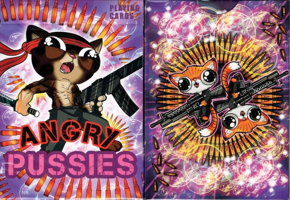 Angry Pussies Playing Cards - USPCC - De'vo - Limited Edition