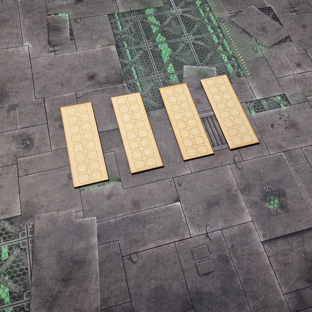Modular Area Terrain Pack - 11th Edition Compatible - 16 Piece Templates