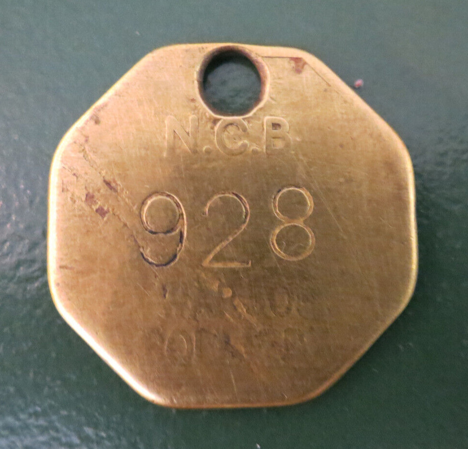 WARSOP Colliery Pit Check - marked NCB WARSOP COLLIERY 928