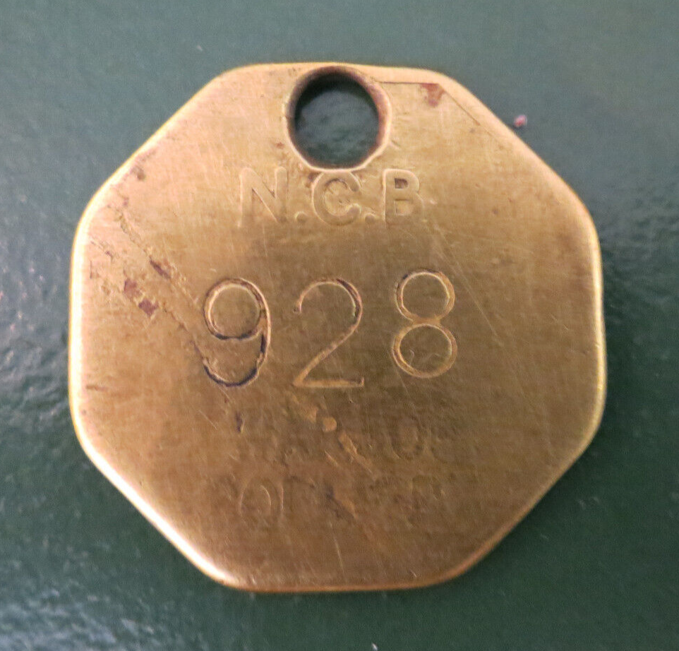 WARSOP Colliery Pit Check - marked NCB WARSOP COLLIERY 928