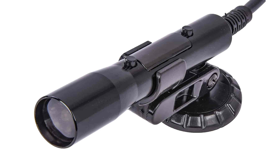 Shift Light-Red LEDs Black Aluminum Tube-Settable Shift Point and Brightness