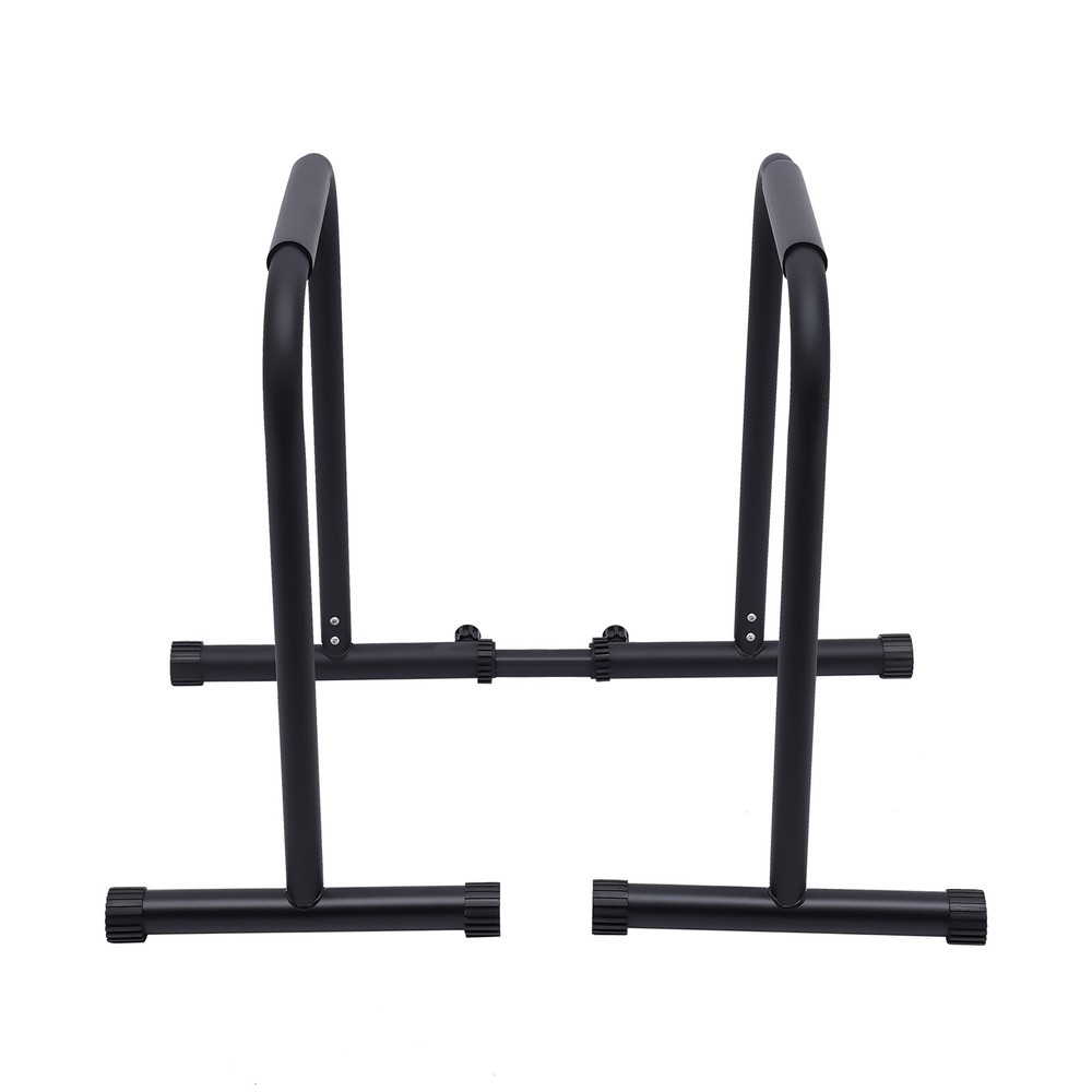 Portable Adjustable Dip Bar for Versatile Home Strength Training.