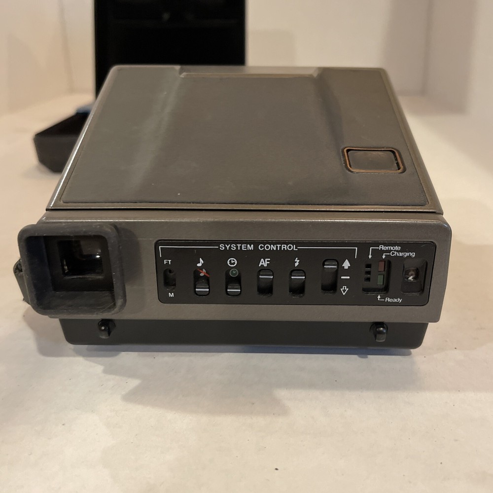 polaroid SpectraVision camera case and manual