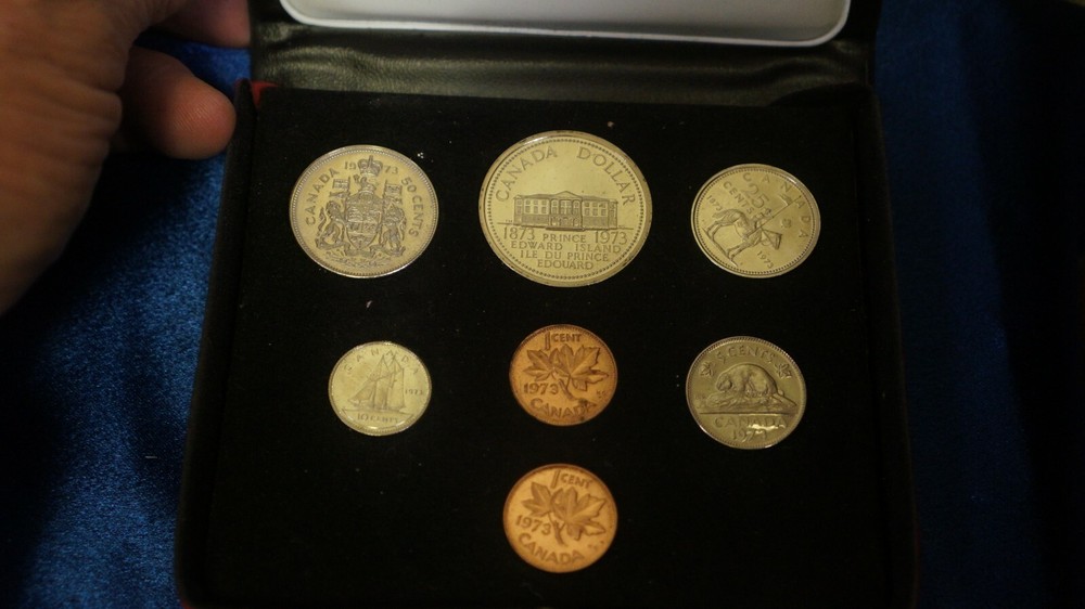Canada 1973 UNC coins set RCM