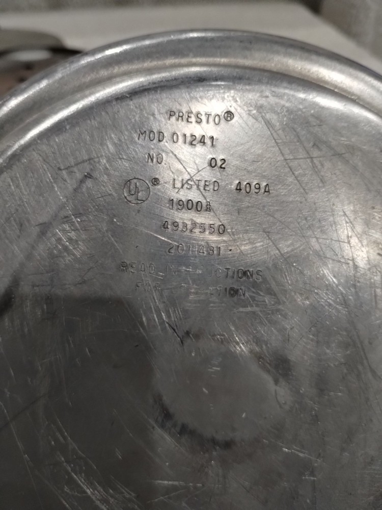 Prestone Pressure Cooker