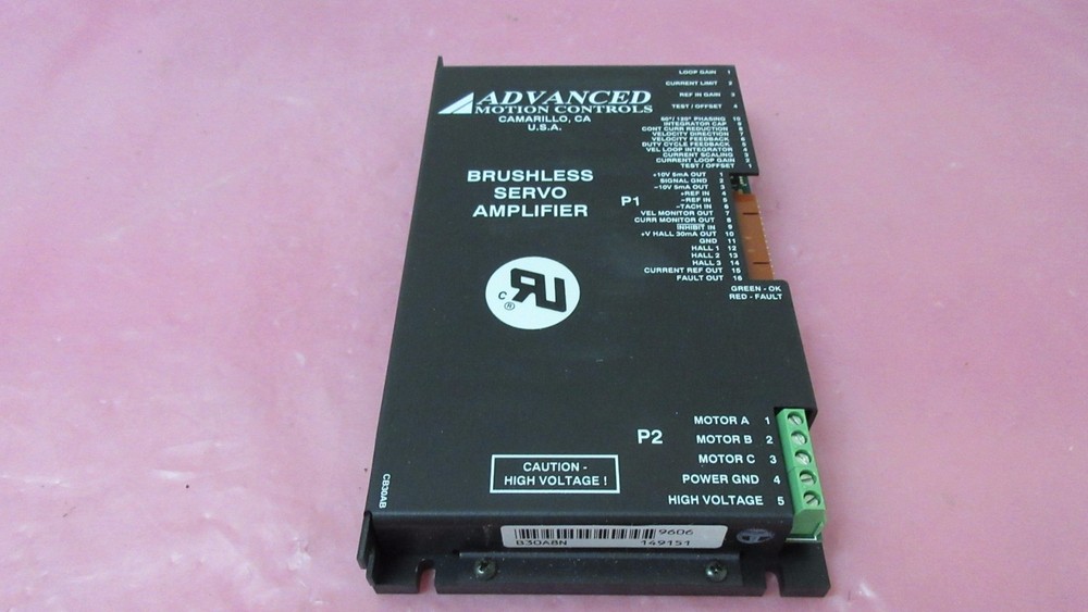 ADVANCED MOTION CONTROLS 14486-0012 BRUSHLESS SERVO AMPLIFIER 402781